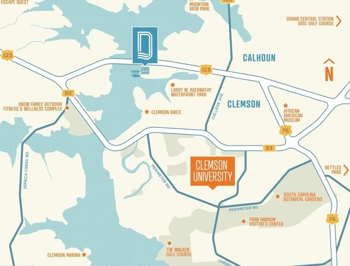 Appartamento Near Cu And Minutes To Dt Gym Pool Hammock Clemson Esterno foto